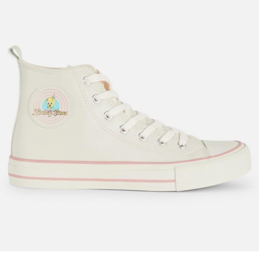 Looney Tunes height top tweety bird sneakers size 10